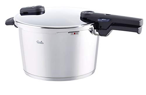 Fissler Pentola a pressione, 22 cm, 4,5 litri, Per tutti i piani cottura, Acciaio inox, Vitaquick