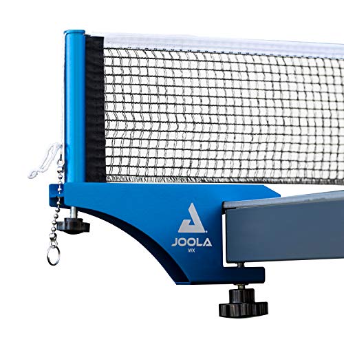 JOOLA - Rete da ping pong professionale in alluminio WX per interni ed esterni, installazione rapida, 182,9 cm, con sistema di tensionamento regolabile