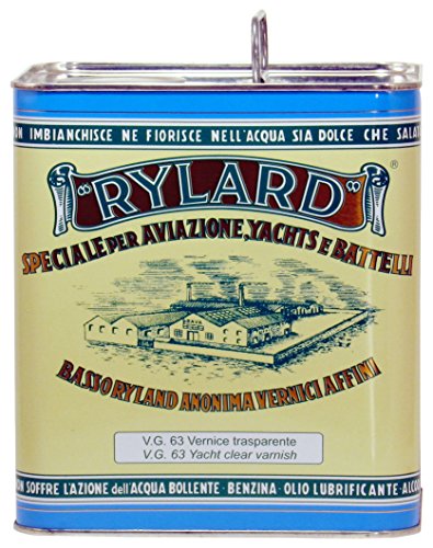 RYLARD VG 63 Vernice trasparente oleofenolica per legno, lucida, lattina da 2.500 ml.