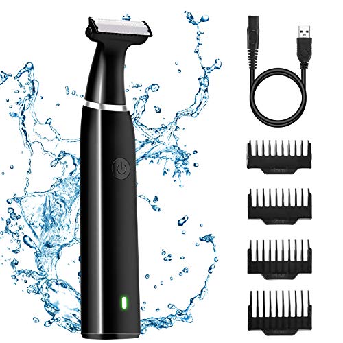 Winpok Rasoio Elettrico Donna, Rasoio Corpo Femminile Impermeabile Ricaricabile, Depilatore Donna Senza Fili Indolore Lady Shaver per Zona Bikini Gambe Braccia Viso