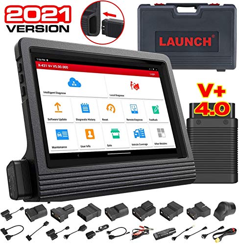 LAUNCH X431 V+ Tablet Android Bluetooth Scanner Diagnostico per Auto Sistema Completo OBD2 Lettore di Codice con 2 Anni di Aggiornamento Online Modulo Connettore DBSCar V Bluetooth