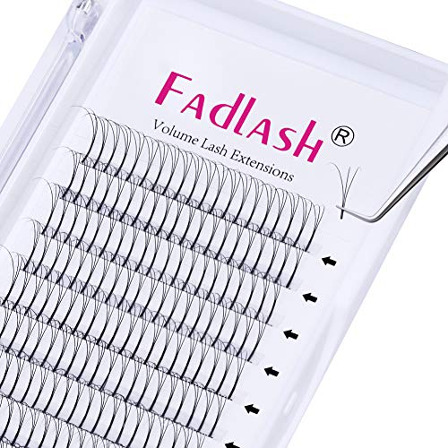 Volume Ciglia Estensioni 3D 0.07mm C Curl 10mm Lunghezza Premade Ciglia Estensioni Premade Fan Eyelash Extension