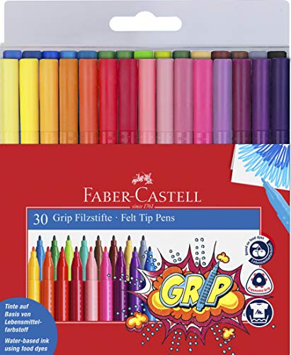 Faber-Castell Grip Bustina 30 Pennarelli