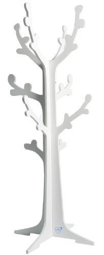 Poyetmotte Cerisier - Appendiabiti a forma di albero, 45 x 120 cm, colore: bianco, ciliegio, taglia unica