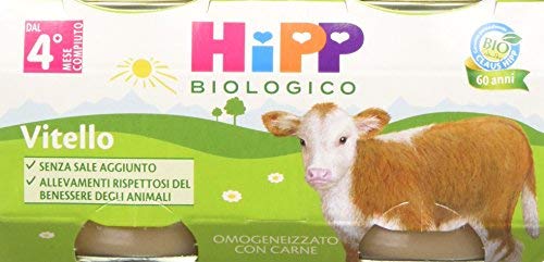 Hipp Omogeneizzato Vitello - 24 vasetti da 80 g