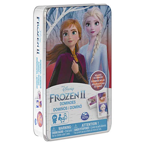 Disney Frozen 2 6053258 - Scatola di metallo domino Frozen 2