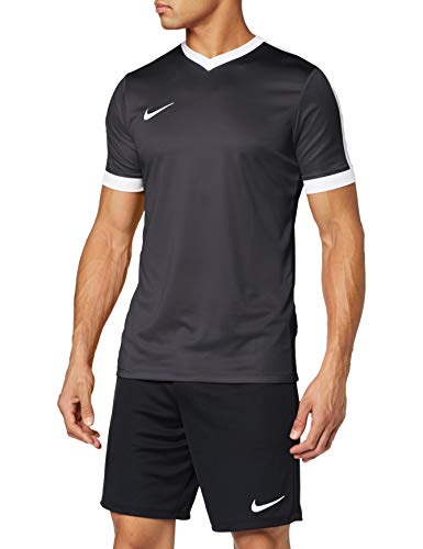 Nike Striker Iv, Maglietta A Manica Corta, Uomo, Nero (Black/White), S