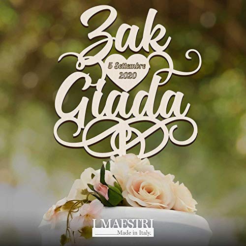 Cake topper personalizzato - I MAESTRI