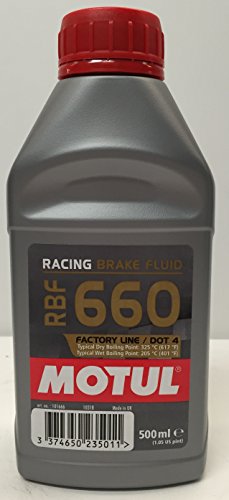 Fluido Liquido Olio Freno MOTUL Race Brake Fluid RBF 660 Factory Line DOT 4 0,5l
