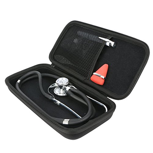 Khanka EVA Borsa da viaggio Custodia caso scatola per 3M Littmann Classic Stetoscopio (nero)