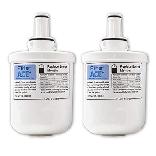 ACE+ 2X Filtri Acqua sostituisce Samsung Aqua-Pure Plus DA29-00003G / HAFIN2/EXP / DA29-00003F / HAFIN1/EXP / DA29-00003B Filtro Frigorifero - Replacement Refrigerator Filter