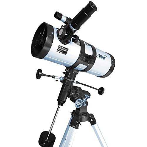 Seben 1000-114 Star-Sheriff EQ3 Telescopio riflettore con “Big Pack” incluso