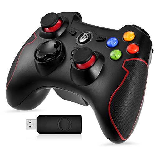 EasySMX 2.4G Wireless Controller da Gioco, Supporta PC (Windows XP / 7/8 / 8.1/10) e PS3 Android Vista Decoder per la TV Gioco Portatili Joystick