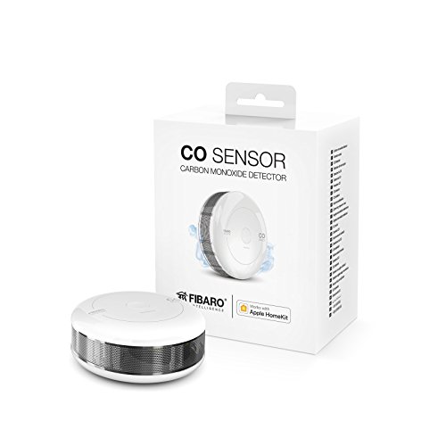 Fibaro FGBHCD-001 CO Sensor multisensore Intelligente Domestico Senza Fili Bluetooth, Bianco