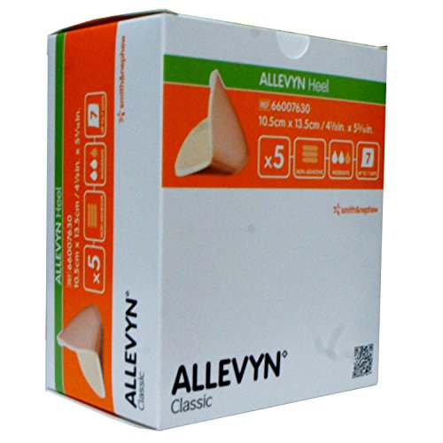 Protezione per tallone Allevyn, confezione da 5 (etichetta in lingua italiana non garantita)