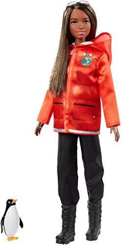 Barbie- Carriere Biologa Marina Bambola Ispirata a National Geographic, Giocattolo per Bambini 3 + Anni, GDM45