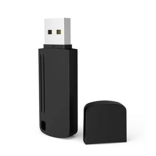 KEXIN Chiavetta USB 32 GB 2.0 Pendrive 32gb 2.0 con Cappuccio Memoria Stick Chiavette USB per PC/Laptop/ Regalo per La Scuola/Ufficio (Nero)