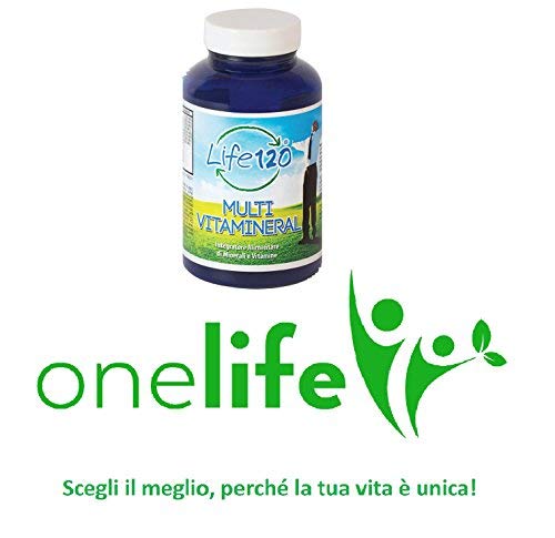 Multivitamineral di Life 120 | Multivitaminico 45 compresse con Minerali e Vitamine, Adatto a Uomini e Donne | Distributore Esclusivo OneLife