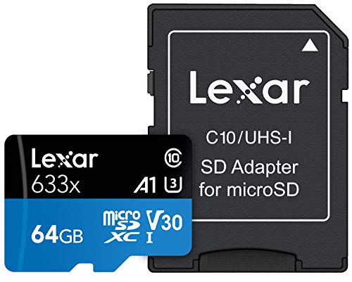 Lexar Schede ad alte prestazioni 633x 64GB microSDXC UHS-I