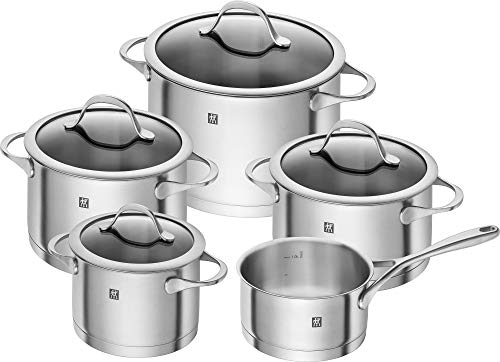 Zwilling Essence 66220-002-0 Set di Pentole, 5 Pezzi, Rotondo, 555 x 400 x 265 mm