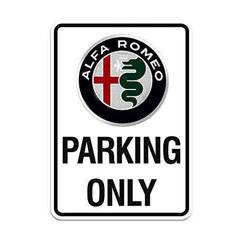 Alfa Romeo 21401 Cartello Parking Only, 28 x 40 cm