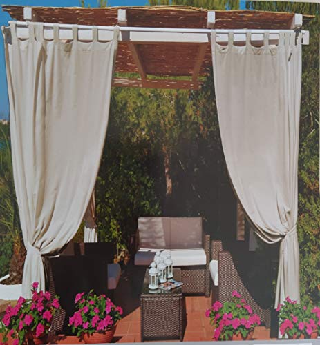 Tenda Idrorepellente,Impermeabile, Antimuffa, per Esterno con Passanti, Tenda Ideale per Giardino,Gazebo,Balcone, 160 x 270 cm