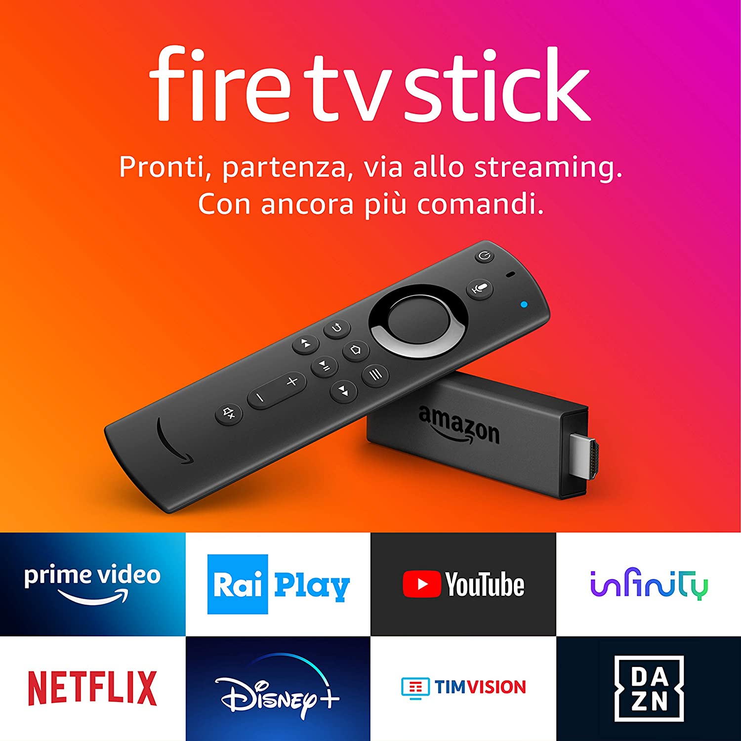 Fire TV Stick con telecomando vocale Alexa | Lettore multimediale