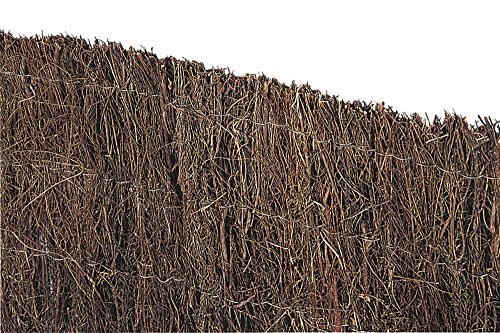 VERDELOOK Arella Brezo in Erica Naturale, Spessa 1.5 cm Circa, 2x5 m, per recinzioni e Decorazioni