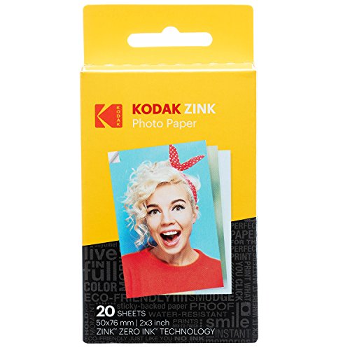 Kodak ZINK Photo Paper 20pezzo(i) 50 x 76mm pellicola per istantanee, 20 pack