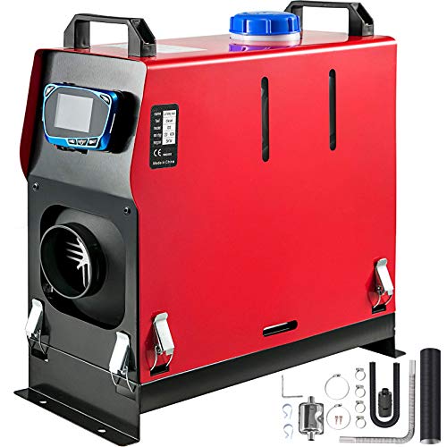 Riscaldatore ad aria diesel Riscaldatore da parcheggio, 5KW 12V Riscaldatore a gasolio tutto in uno con prese d'aria singole Telecomando Riscaldatore da parcheggio Silenziatore Interruttore LCD per a