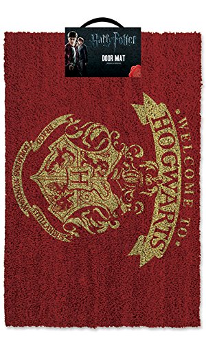 HARRY POTTER Doormat Zerbino Welcome to Hogwarts Doo, Coro, Multicolore, 40 x 60 cm