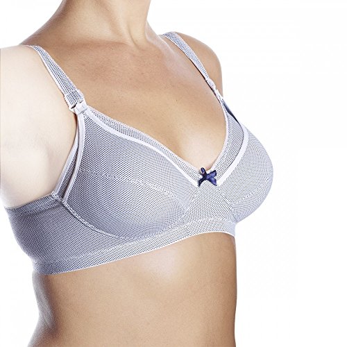 Chicco Reggiseno Postparto - Gravidanza Reggiseno Allattamento, 6D, Grigio