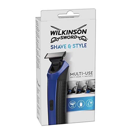 Wilkinson Sword - Shave & Style - Rasoio Elettrico Trimmer - Rasoio Per Uomo - 180 Gr