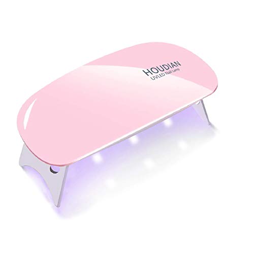 Lampada Unghie LED UV Professionale per Manicure/Pedicure Strumento 6W - Rosa