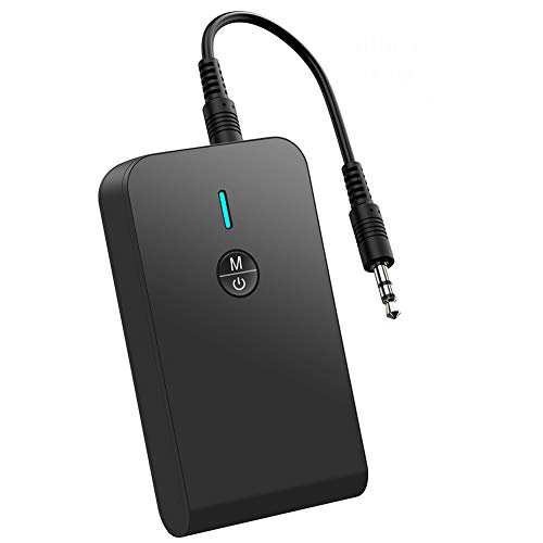 Trasmettitore Bluetooth per TV Ricevitore Bluetooth Aux 2 in 1 Bluetooth 5.0 Adattatore Bluetooth Per PC Audio 3,5mm per Cuffie Altoparlanti Tablet Stereo MP3 MP4