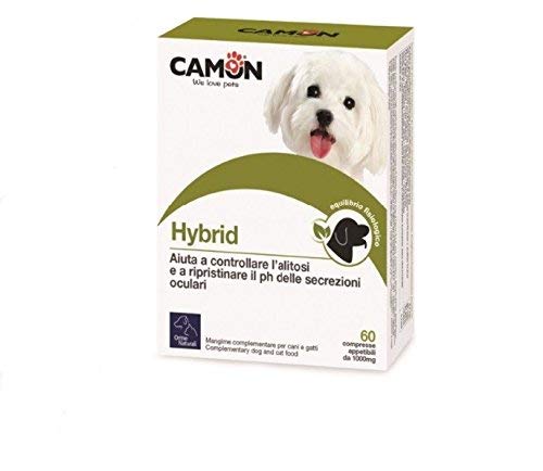Orme Naturali Hybrid Care per Cani e Gatti, 60 Compresse Pulizia Occhi - 100 g