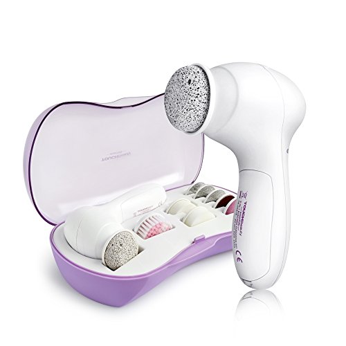 TOUCHBeautyTB-0601B Set elettrico pedicure e manicure 9 in1 rimuove i calli e la pelle dura