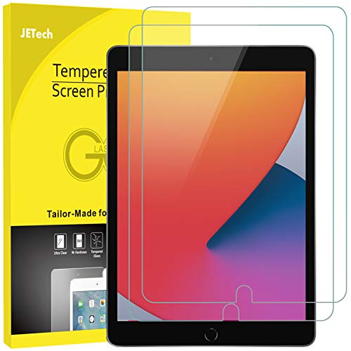 JETech Pellicola Protettiva Compatibile con iPad 8 / 7 (10,2 Pollici, Modello 2020 / 2019) / Air 3 (10,5 Pollici, 2019) / Pro 10,5 (2017), Vetro Temperato, Pacco da 2