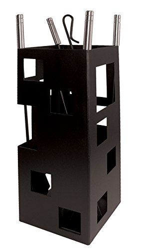 Imex el zorro 10098 - Camino gioco, quadrato (acciaio inox, 50 x 20 x 20 cm) di colore nero utile