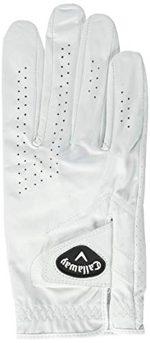 Callaway 5319159 Uomo Golf Dawn Patrol Guanti per Mano Sinistra, Medium, Bianco