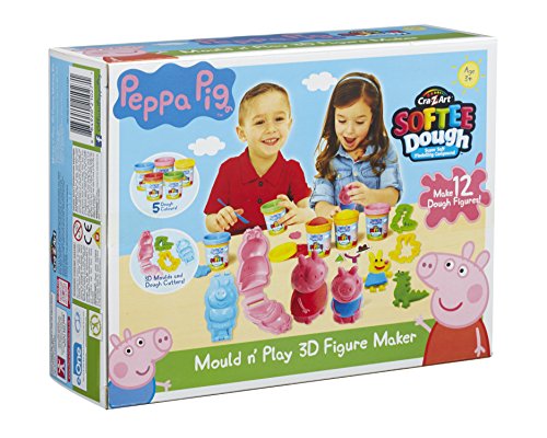 Peppa Pig - Set per Creare Personaggi 3D con Il Pongo, Multicolore