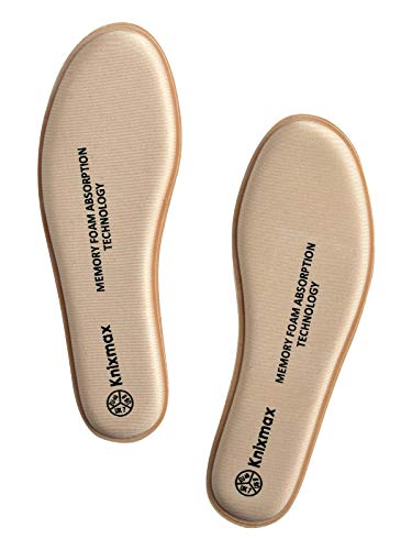 Knixmax Uomo Donna Solette Memory Foam molto morbide Confort Suole Scarpe per Stivali da Lavoro e Passeggio, Sport Solette per Assorbimento Degli Urti e Ammortizzazione per Piedi, Comfort