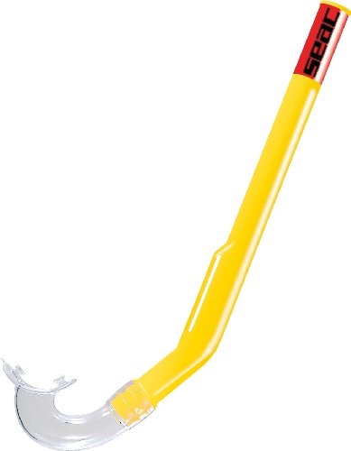 SEAC Z Grande, Snorkel con Boccaglio in Siltra Unisex Adulto, Giallo