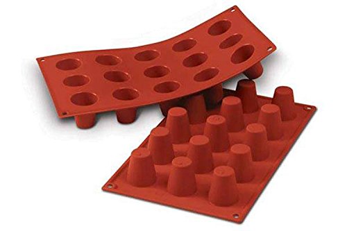 silikomart 20.019.00.0060 Stampi, Silicone, Rosso