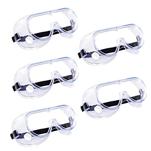Occhiali protettivi, Sicurezz protettivi protezione per gli occhi in cristallo trasparente - Perfetto per costruzioni, riprese, lavori di laboratorio e altro (5)