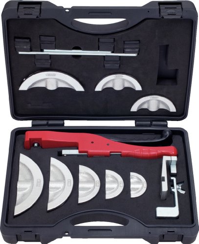 KS Tools 203.1400 Serie di Curvatubi a Cricco Manovrabili con Una Sola Mano, 10-22 mm, 13 Pezzi