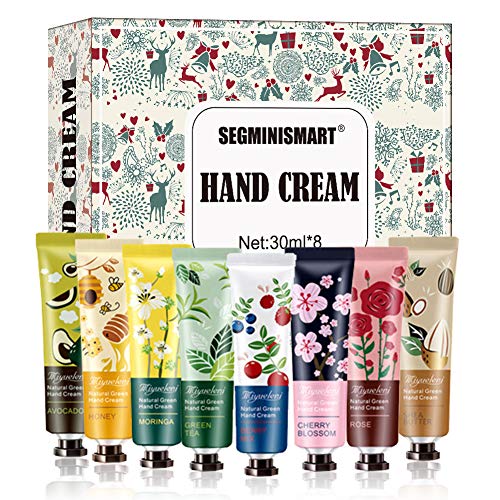 Crema per le Mani,Crema Mani Set Regalo,Confezione Regalo Donna,Idratante cura della mano Crema Viaggi Gift,Idratante per Mani e Piedi Asciutti, Miglior Regalo per Donna