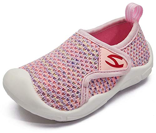 GUBARUN Daclay Scarpe Ragazze per Ragazzi Scarpe Sportive Running Unisex – Bambini(Rosa,21 EU)