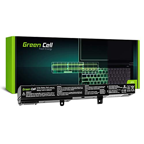 Green Cell® Standard Serie A41N1308 A31N1319 Batteria per Portatile ASUS X551 X551C X551CA X551M X551MA X551MAV R512 R512C R512CA F551 F551C F551M D550 D550C D550CA (4 Pile 2200mAh 14.8V Nero)