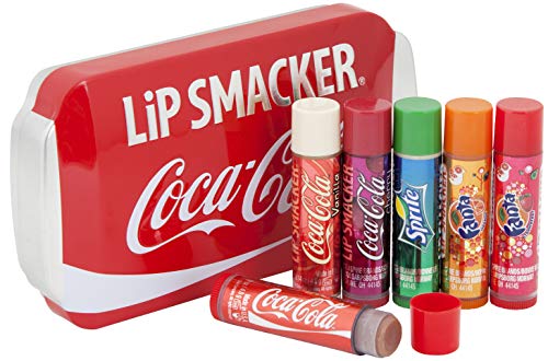 Lip Smacker, Coca-Cola, Set di 6 lucidalabbra, Sapori assortiti